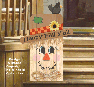 Reversible Pallet Wood Snowman/Scarecrow Pattern