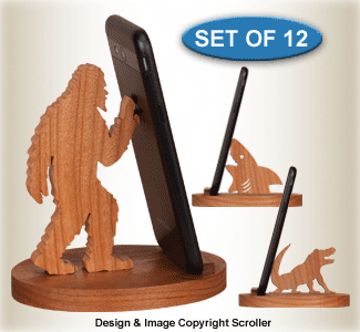 Animal Cell Phone Stands #2 Pattern Set