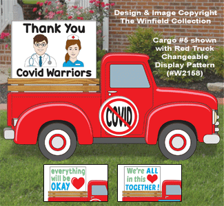 Large Red Truck Cargo #5 Pattern Set