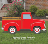 Large Size Red Truck Changeable Display Pattern