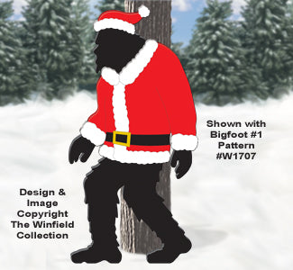 Bigfoot Santa Coat & Hat