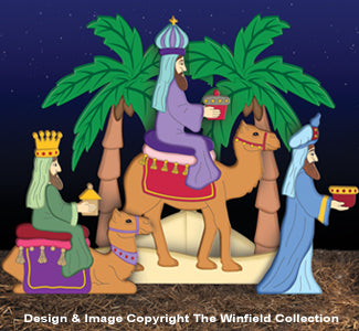 Small Colorful Silent Night #3 Pattern (Kings)