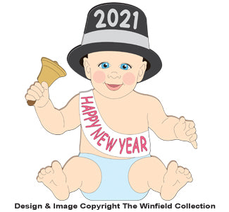 New Years Baby Pattern (Medium)