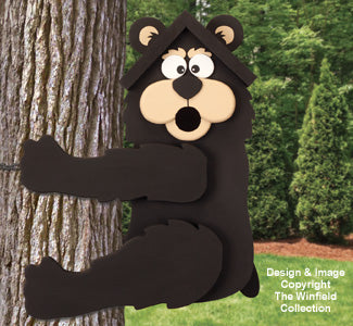 Climbing Bear Birdhouse Pattern