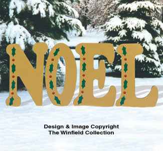 Giant Yard Noel Woodcraft Pattern (F)