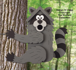 Climbing Raccoon Birdhouse Pattern