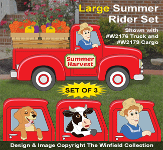 Large Summer Rider Pattern Set