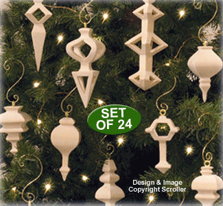 Compound Cut Ornament Patterns - Downloadable