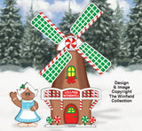 Gingerbread Windmill Woodcraft Pattern
