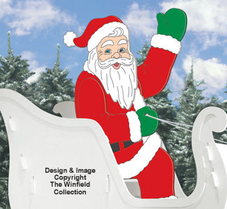 GINORMAS Santa Woodcraft Pattern - The Winfield Collection