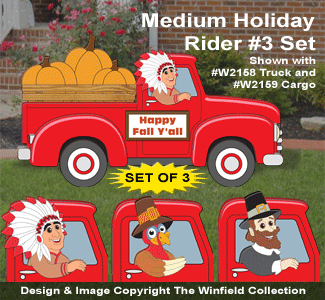 Medium Size Holiday Rider #3 Pattern Set - Downloadable