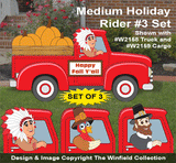 Medium Size Holiday Rider #3 Pattern Set - Downloadable