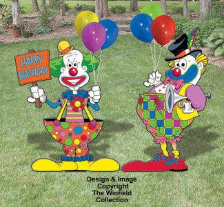 Birthday Clowns Color Posters