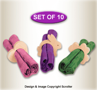 Spring Holiday Napkin Rings - Downloadable