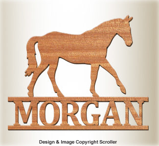 Equine Wall Plaque Design Pattern - The Winfield Collection