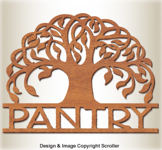 Blessing Tree Kitchen Pantry Sign Pattern - The Winfield Collection