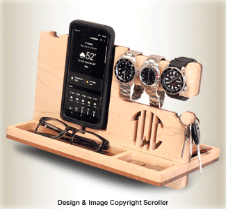 Organizer Station Scroll Saw Pattern - The Winfield Collection