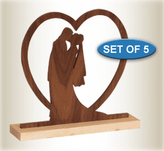 Wedding Sitters Shelf Decor Pattern