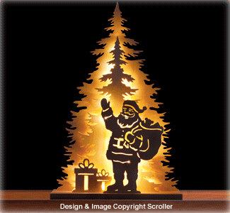 Lighted Kris Kringle Display