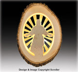 Lighted Religious Round Jesus - Downloadable