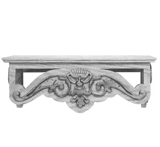 Antique Appliqued Shelf