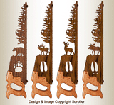 Woodland Wall Saw Pattern