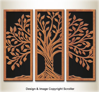 Tree of Life Wall Panel Display