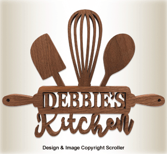 Customizable Kitchen Sign