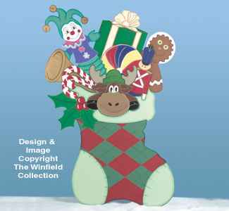 Giant Yard Stocking Woodcraft Pattern