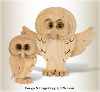 Woodland Owl Set #2 - Downloadable