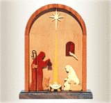 Wood Nativity Pattern - Downloadable