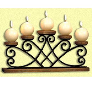 Wrought Iron Look Candelabra Project Pattern
