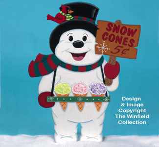 Snow Cone Sales Woodcraft Pattern(F)