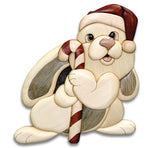 Intarsienmuster für Weihnachtshasen