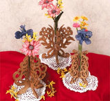 Set of 3 Scrolled Mini Bud Vases Project Pattern