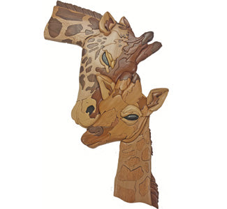 Giraffe Family Intarsia Design Pattern - The Winfield Collection