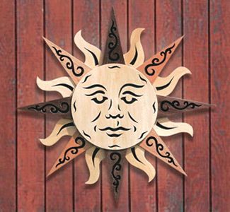 Radiant Sun Hanging D&eacute;cor Project Patterns - The Winfield Collection