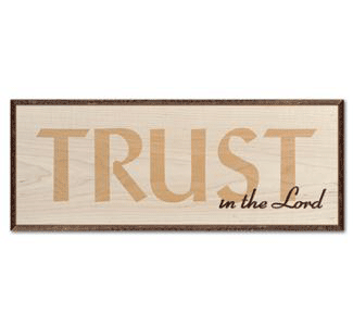 TRUST Inlay Wall D&eacute;cor Project Pattern - The Winfield Collection