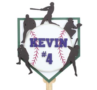 Baseball Yard Stake Project Pattern