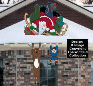 Santa Crash Woodcrafting Pattern