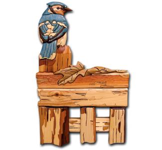 Fence Post Blue Jay Project Pattern - The Winfield Collection