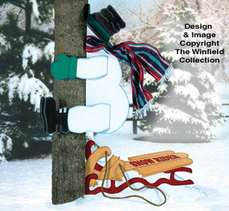 Snowman Crash Woodcraft Pattern