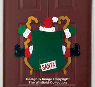 Santa Smash Woodcraft Pattern(F)
