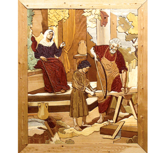 Das Carpenter Intarsia Designmuster