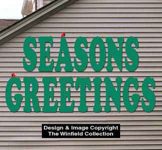Giant Seasons Greeting Woodcraft Pattern