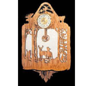 Das Muster des Collection Deer Clock-Projekts