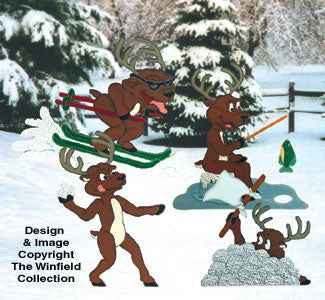 Reindeer Games Woodcraft Pattern