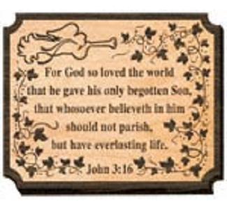 John 3:16 Project Pattern