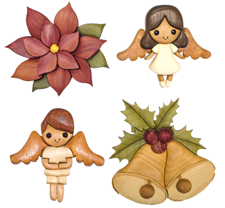 Holiday Intarsia Ornament Patterns