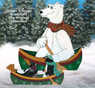 Canoeing Friends Woodcraft Pattern Set (CYD156 & 157)